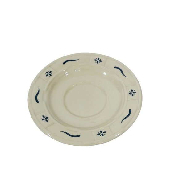 Longaberger Other - Longaberger Pottery Saucer Plate Woven Traditions Classic Heritage Blue USA